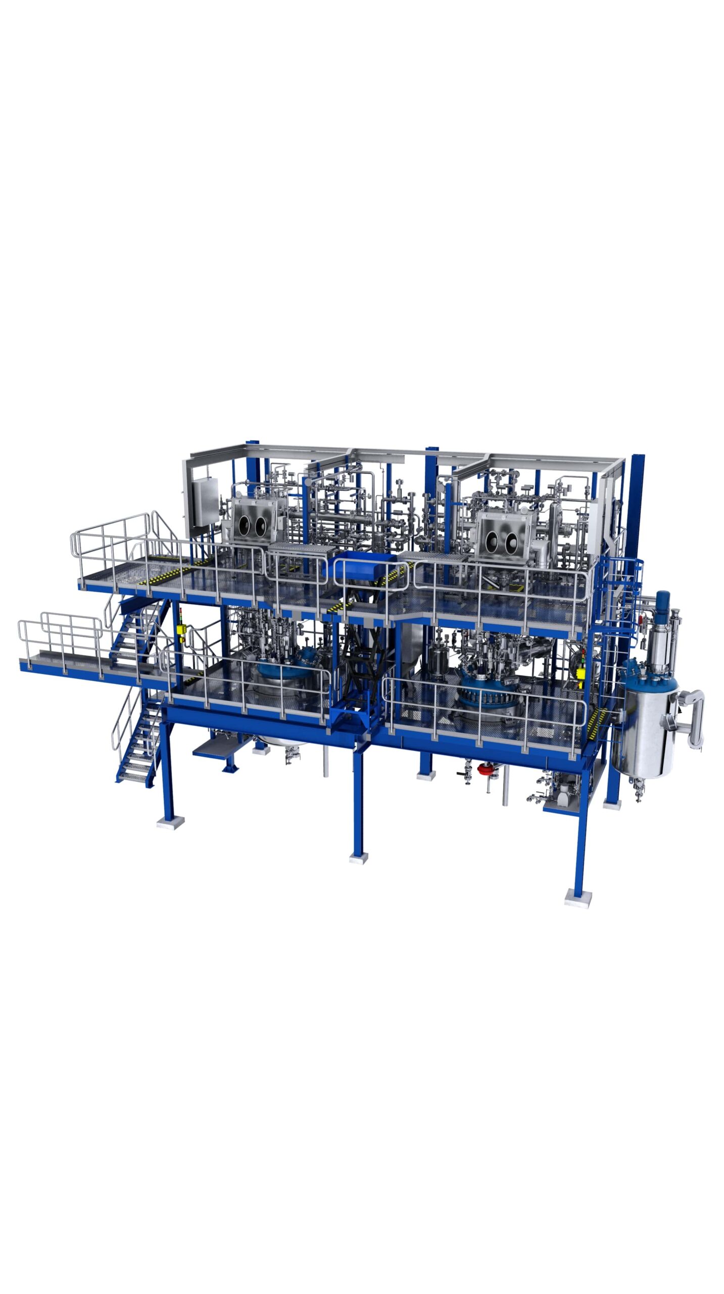 2 stages synthesis skid reactors - 3D Experience