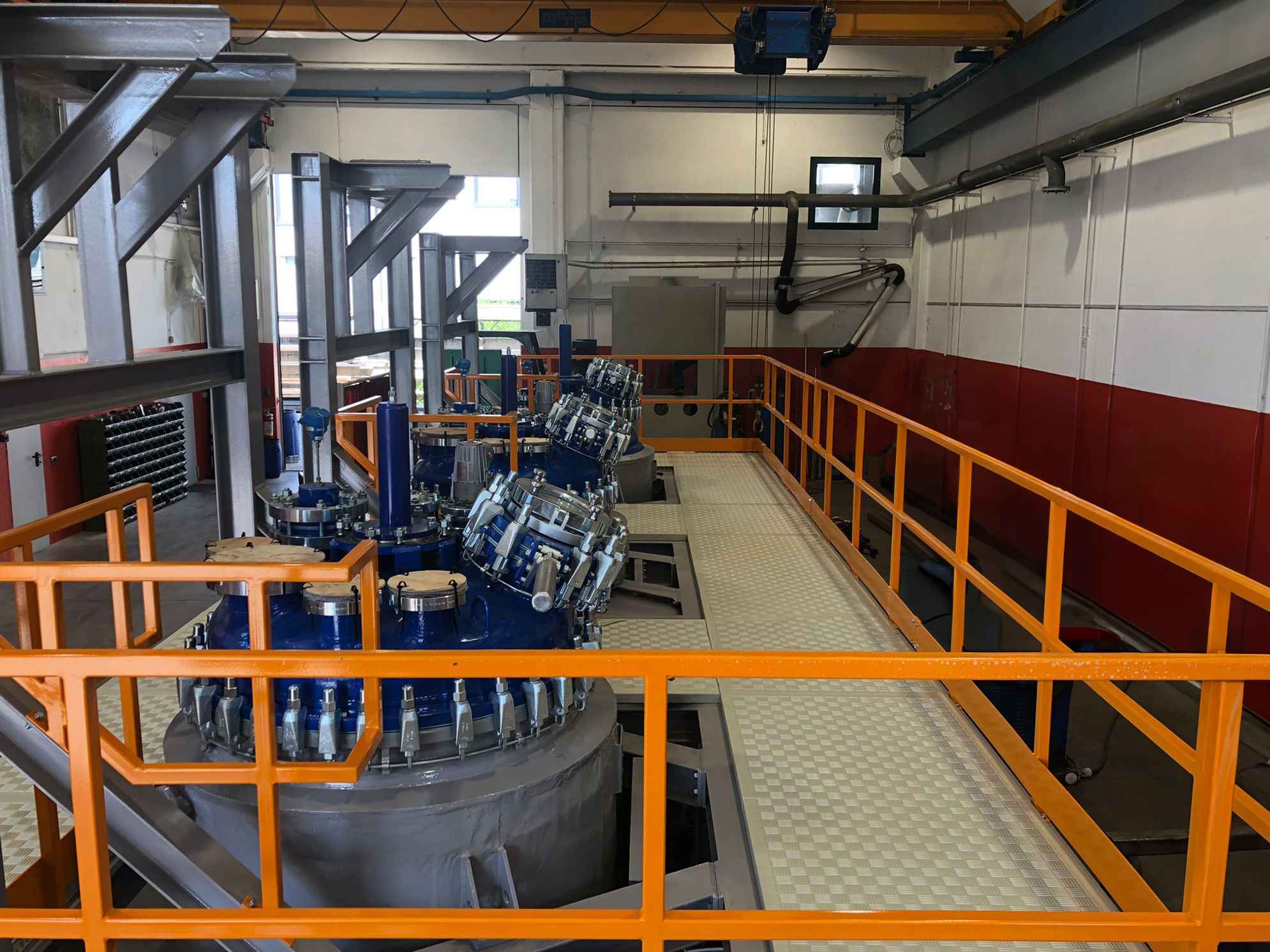 Precious metal refining skid reactors