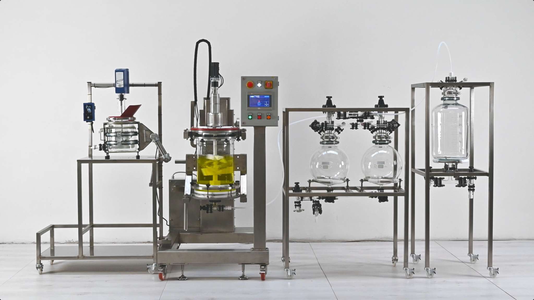 Borosilicate plant for hyaluronic acid production