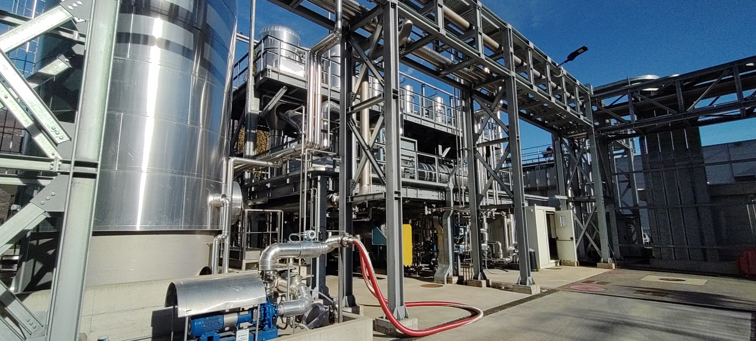 Biopharmaceutical wastewater evapo-concentration