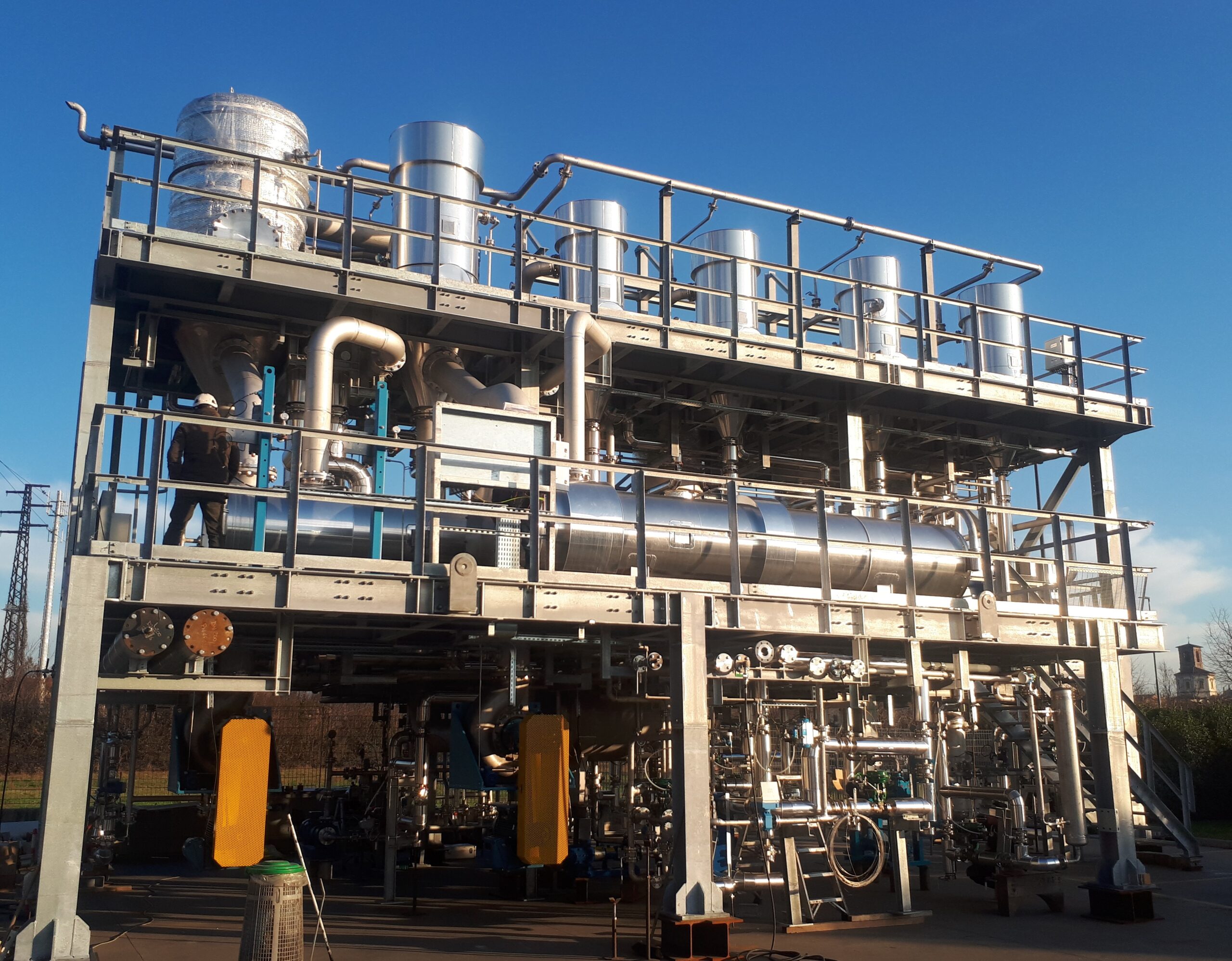 Biopharmaceutical wastewater evapo-concentration
