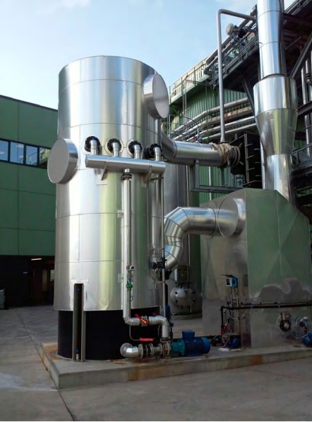 Stripping plant for ammoniacal nitrogen removal and recovery